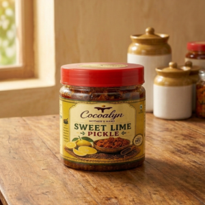 Cocoalyn Sweet Lime Pickle homemade pickle nimbu achar in glass jar