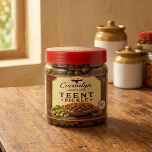 Cocoalyn Teent Pickle homemade Indian pickle in jar